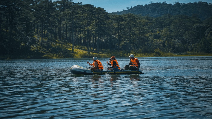 ivivu cheo thuyen kayak