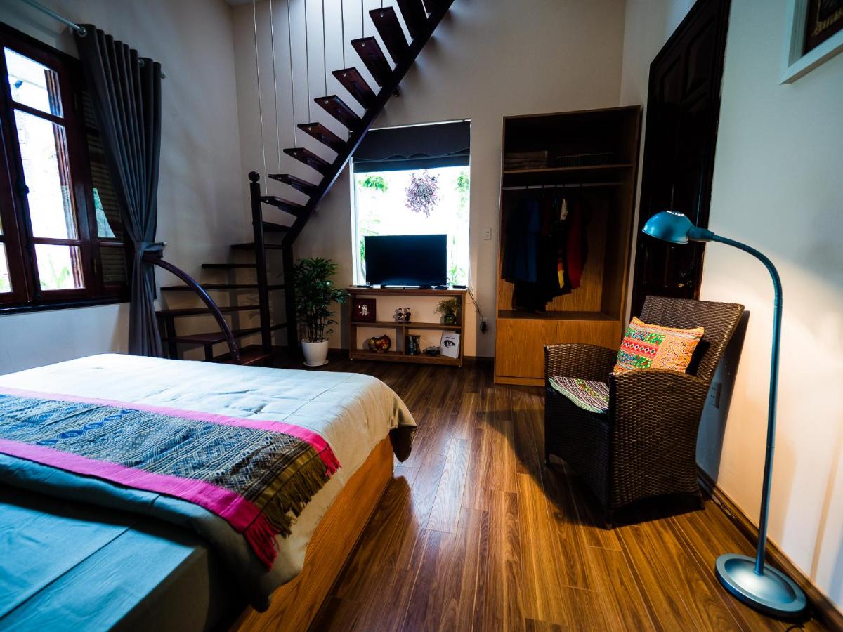 Phòng ngủ Home. Homestay Hà Nội với thiết kế tối giản và sạch sẽ