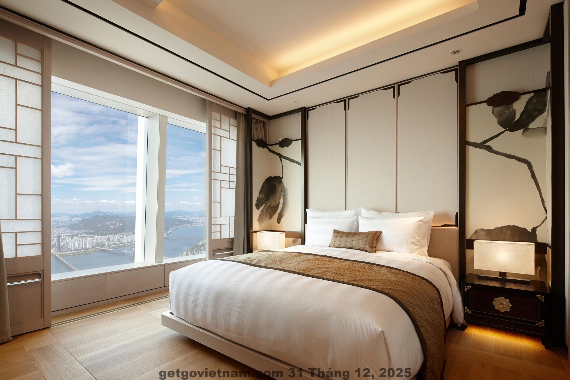 Ảnh minh họa phong cách phòng tương tự loại phòng tại Khách Sạn Seoul Hà Nội, phong cách tối giản