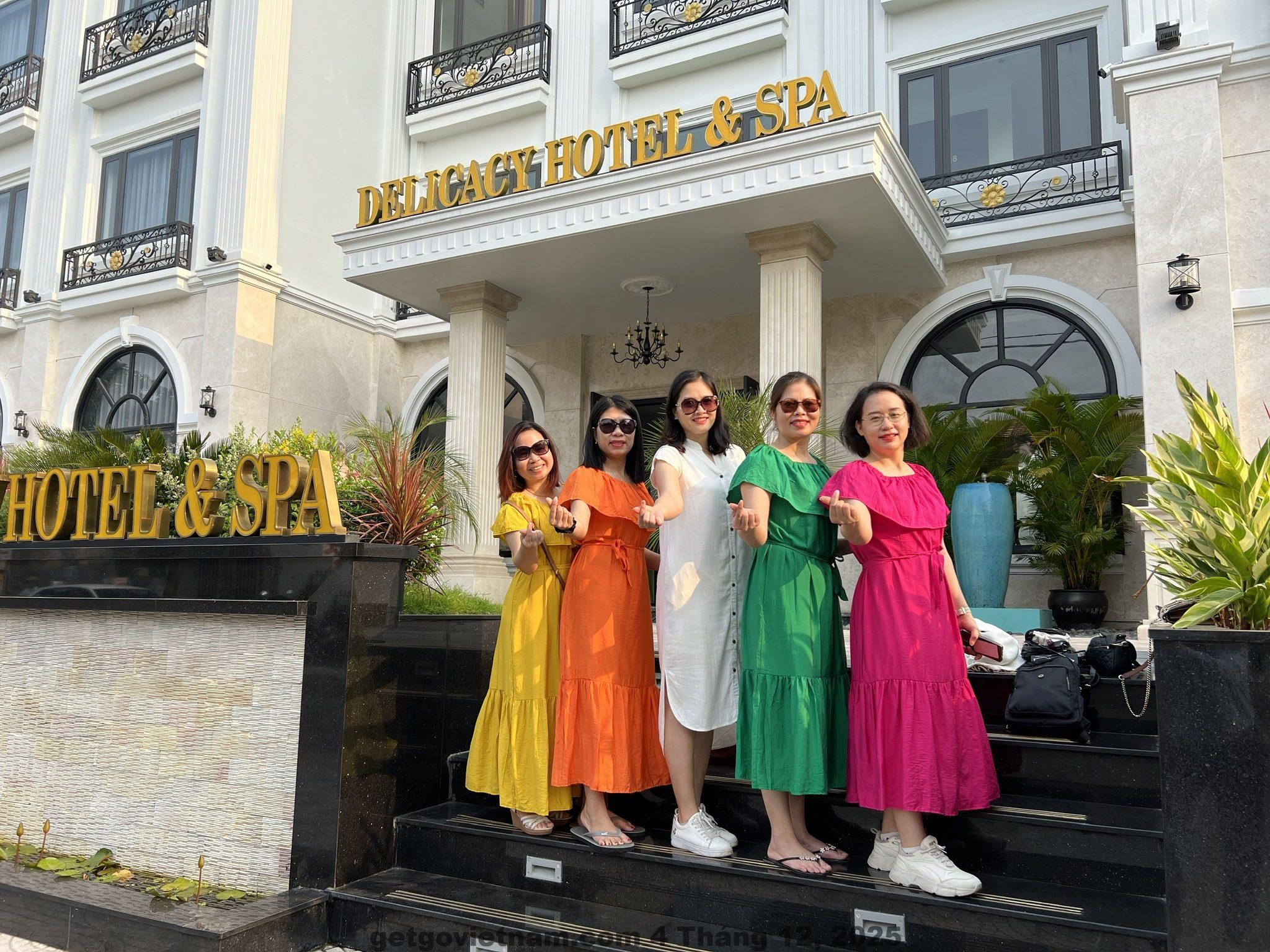 Phòng ngủ tại Heritage Ham Long Hotel & Spa rộng rãi và hiện đại