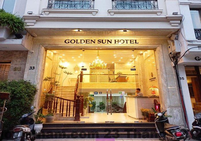 Review khách sạn Golden Sun Hotel Trendy – GetGo Vietnam 2 Mặt tiền Golden Sun Hotel Trendy trên phố Hàng Hành