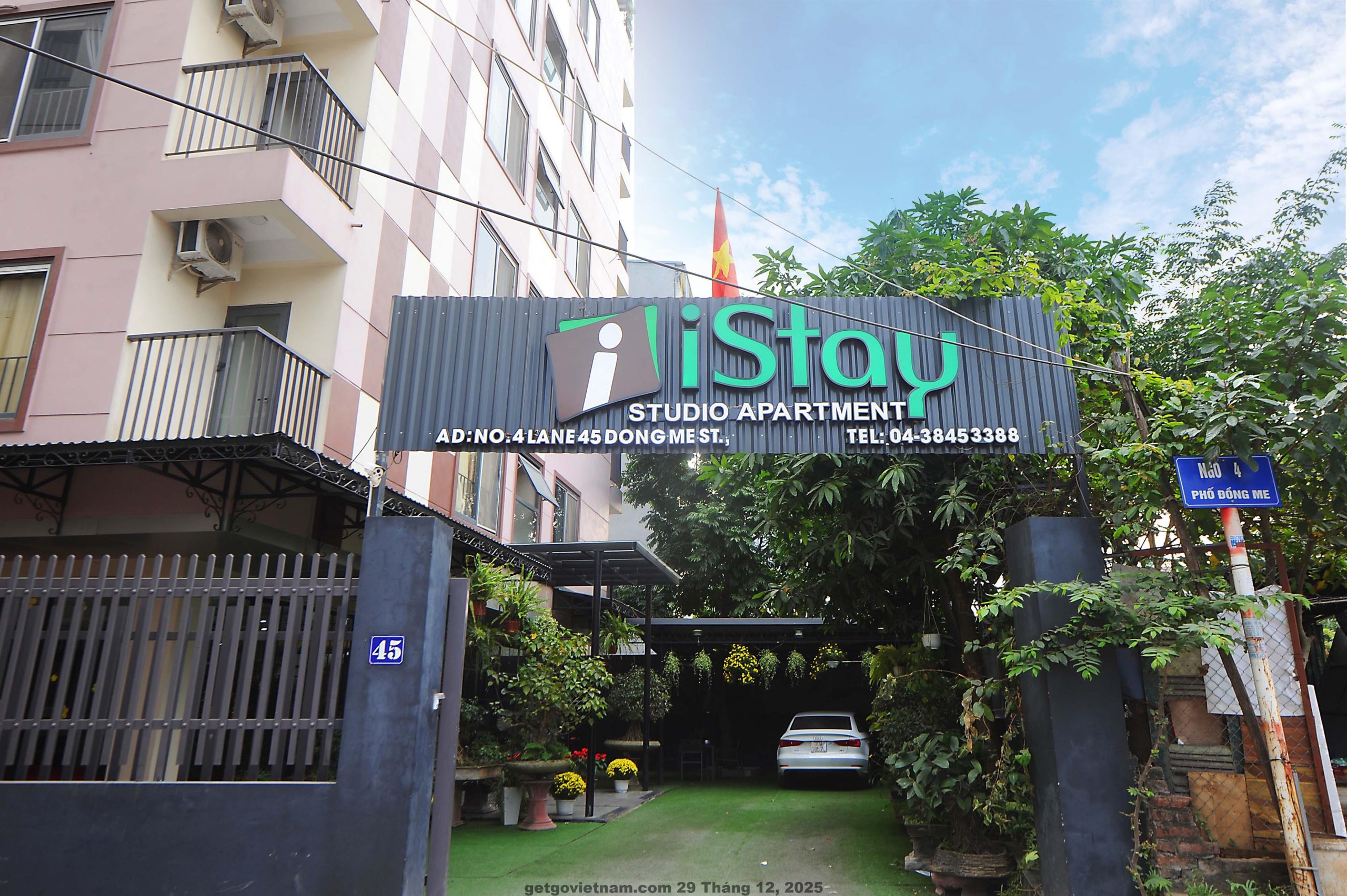Mặt tiền iStay Hotel Apartment 5 Hà Nội