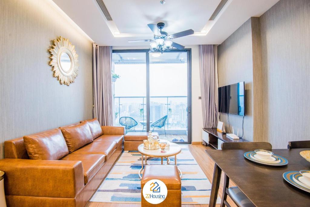 Phòng ngủ ấm cúng và sạch sẽ tại 22housing Residence Suites