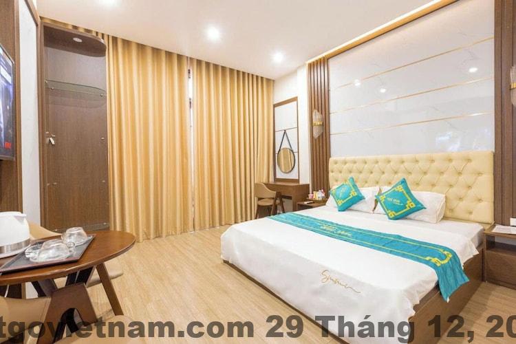 Ngoại cảnh khách sạn Hai Yen Hotel Cầu Giấy Hà Nội