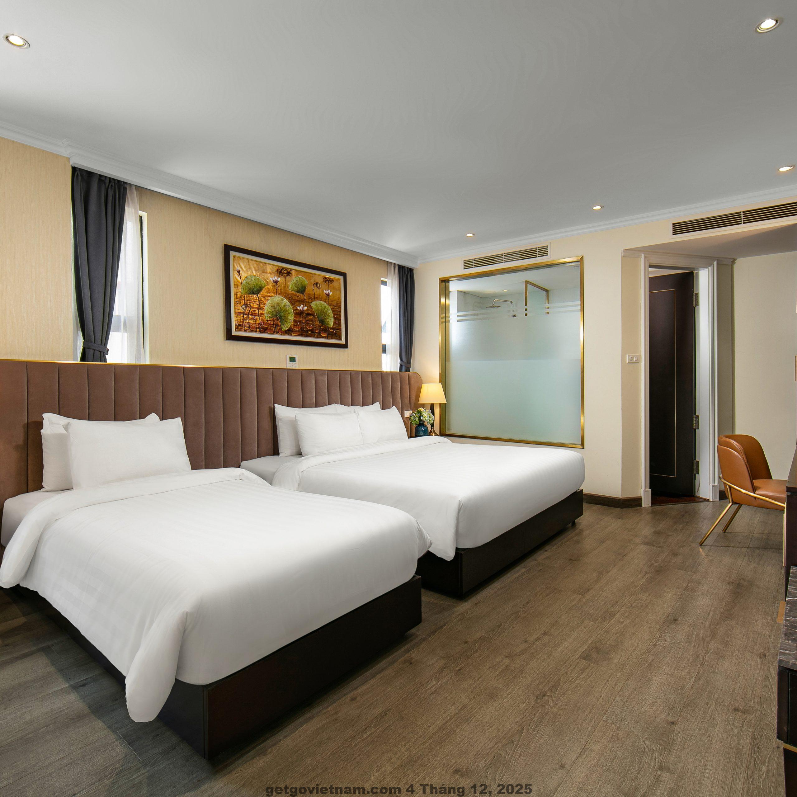 Sảnh lễ tân San Palace Hotel Hanoi