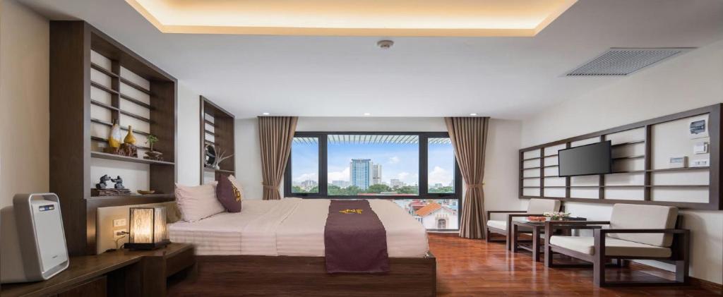 Review Azumaya Hotel Dao Tan Hà Nội | GetGo Vietnam 4 Phòng ngủ Azumaya Hotel Dao Tan tone Nhật Bản