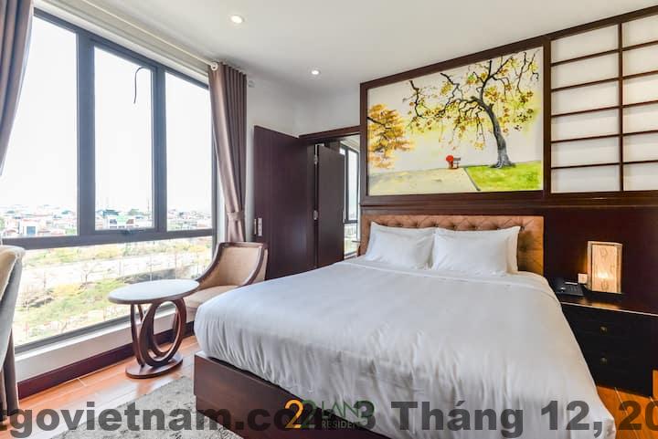 Không gian sảnh lobby 22Land Residence Hotel đẹp và hiện đại