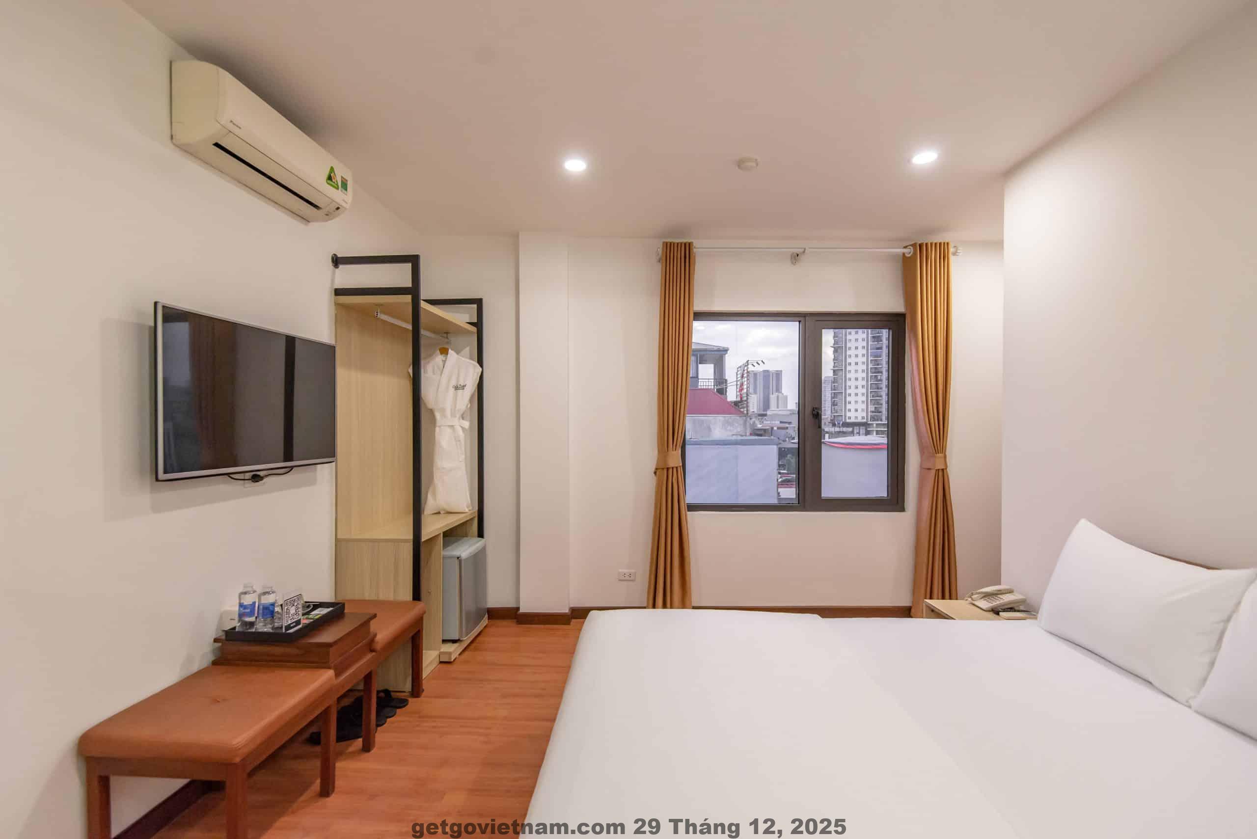 Review khách sạn CoCo Hotel – GetGo Vietnam 3 Hành lang và khu vực chung của CoCo Hotel Hà Nội