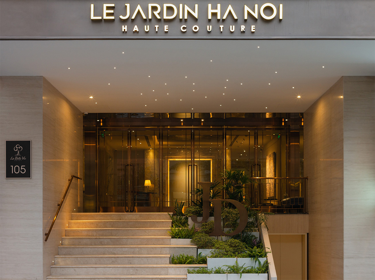 Hình ảnh phòng khách sạn Le Jardin Hotel Haute Couture phong cách Indochine