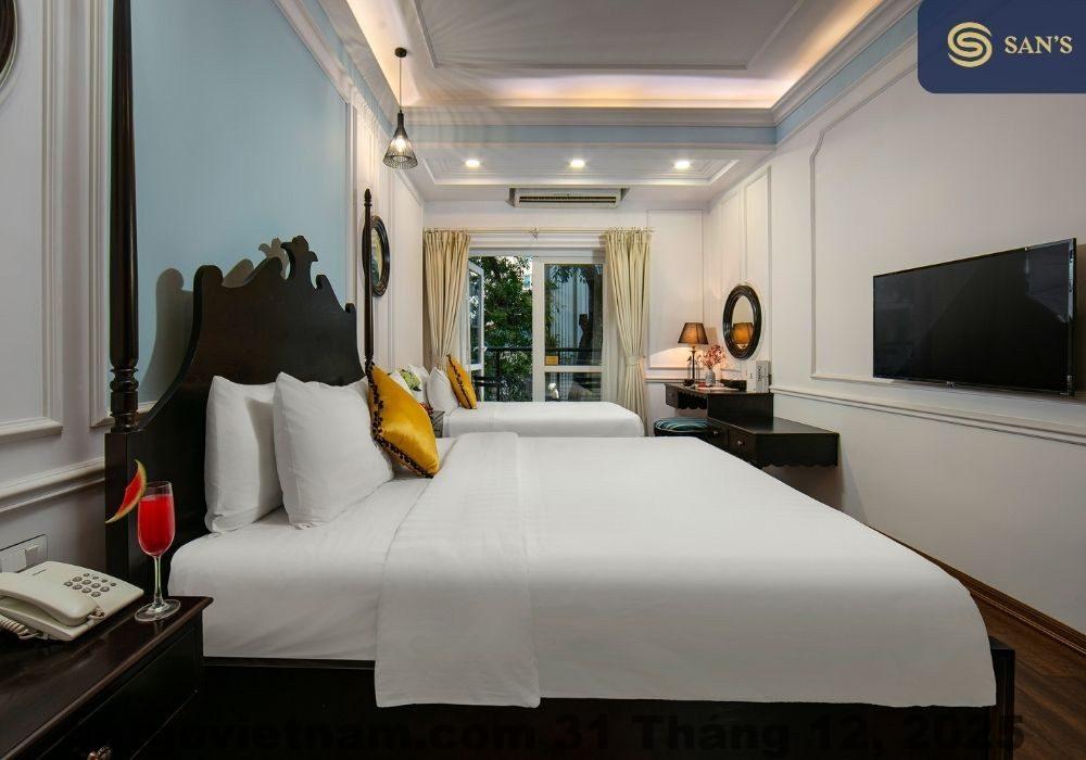 Phòng mẫu tương đương phân khúc khách sạn bình dân Hà Nội