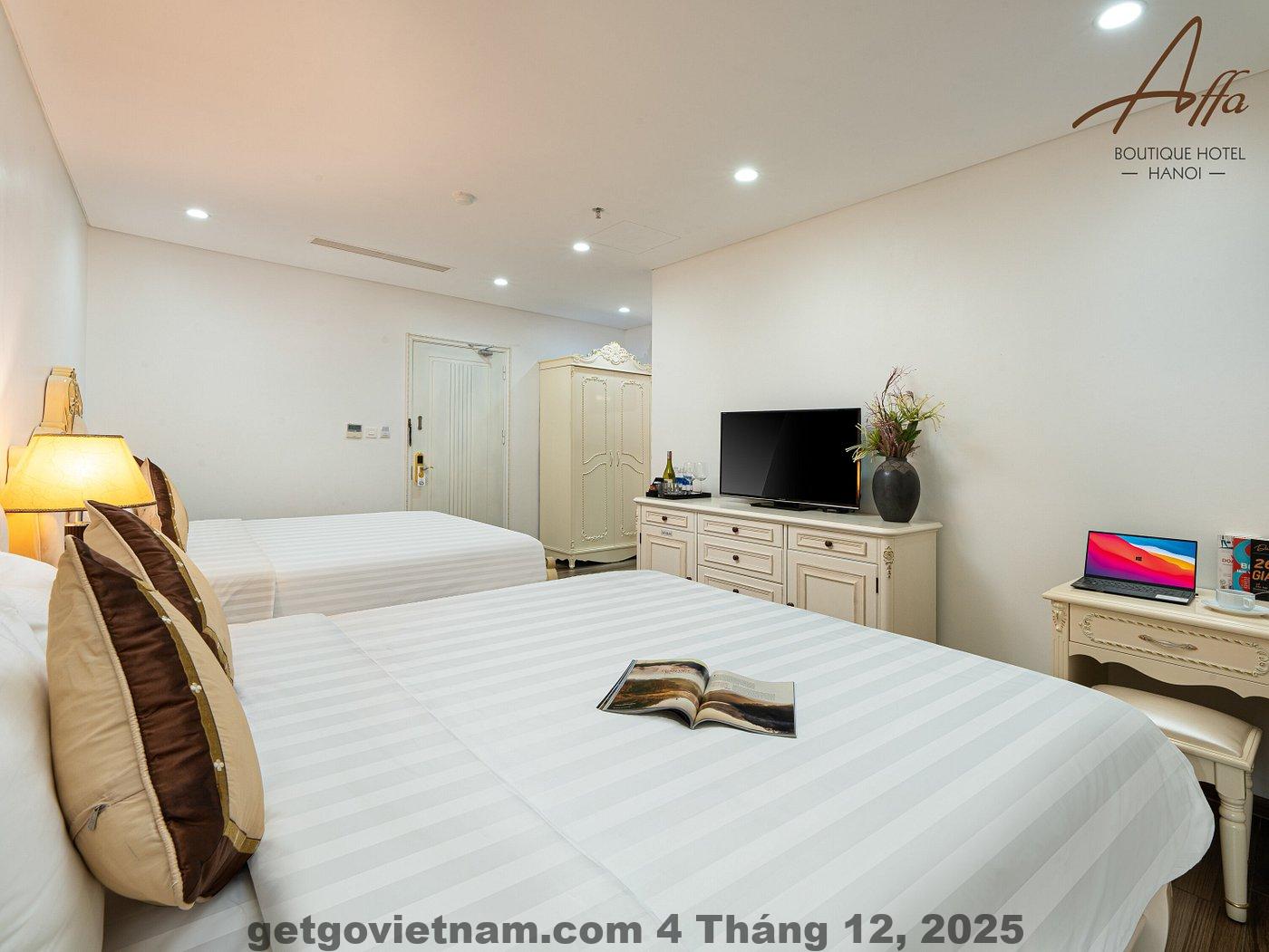 Review khách sạn Affa Boutique Hotel – GetGo Vietnam 4 Nội thất phòng ngủ Affa Boutique Hotel