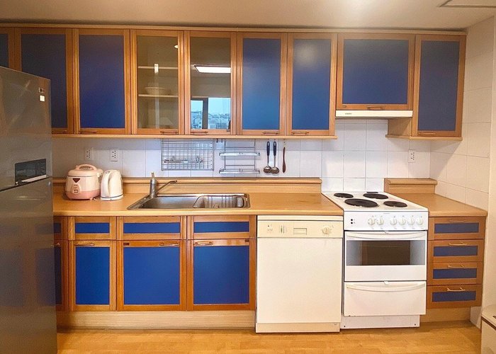 Khu căn hộ Daeha Serviced Apartment chụp từ sân trong