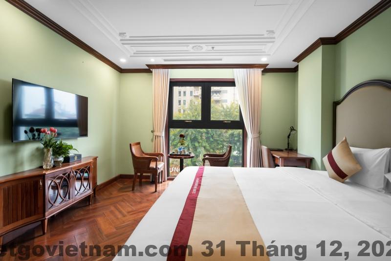 Phòng nghỉ tại khách sạn 12A&B Dien Bien Phu Hanoi Hotel