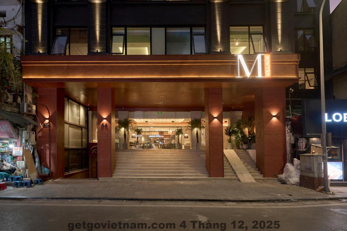 Phòng ngủ khách sạn M Village Hotel Thợ Nhuộm Hà Nội