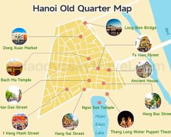 Review khách sạn Bong House close to train street at the Hanoi old quarter – GetGo Vietnam hanoi-old-quarter-map-700-1-8