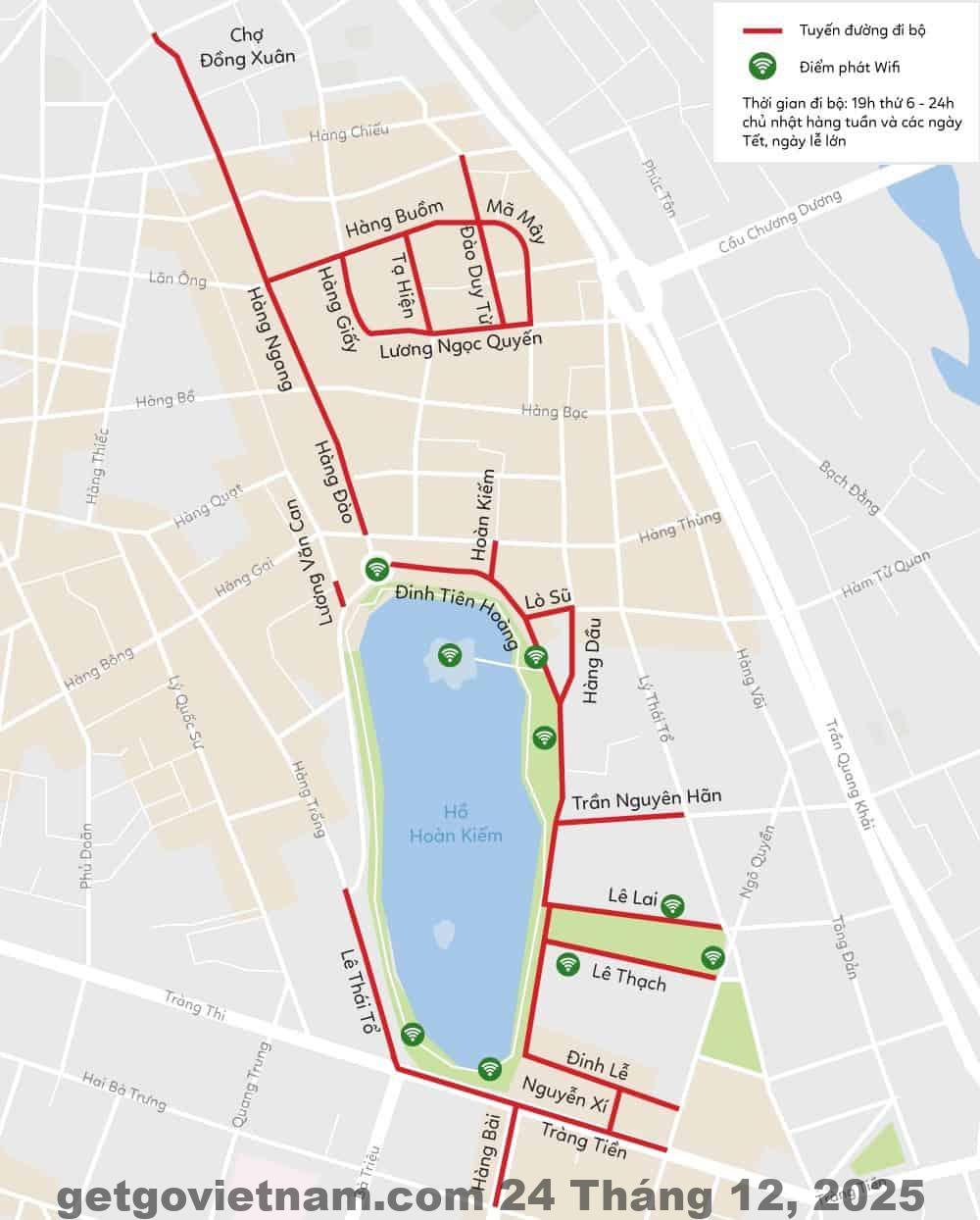 Bản đồ khu phố cổ Hà Nội gần Sạp Hotel by Connek