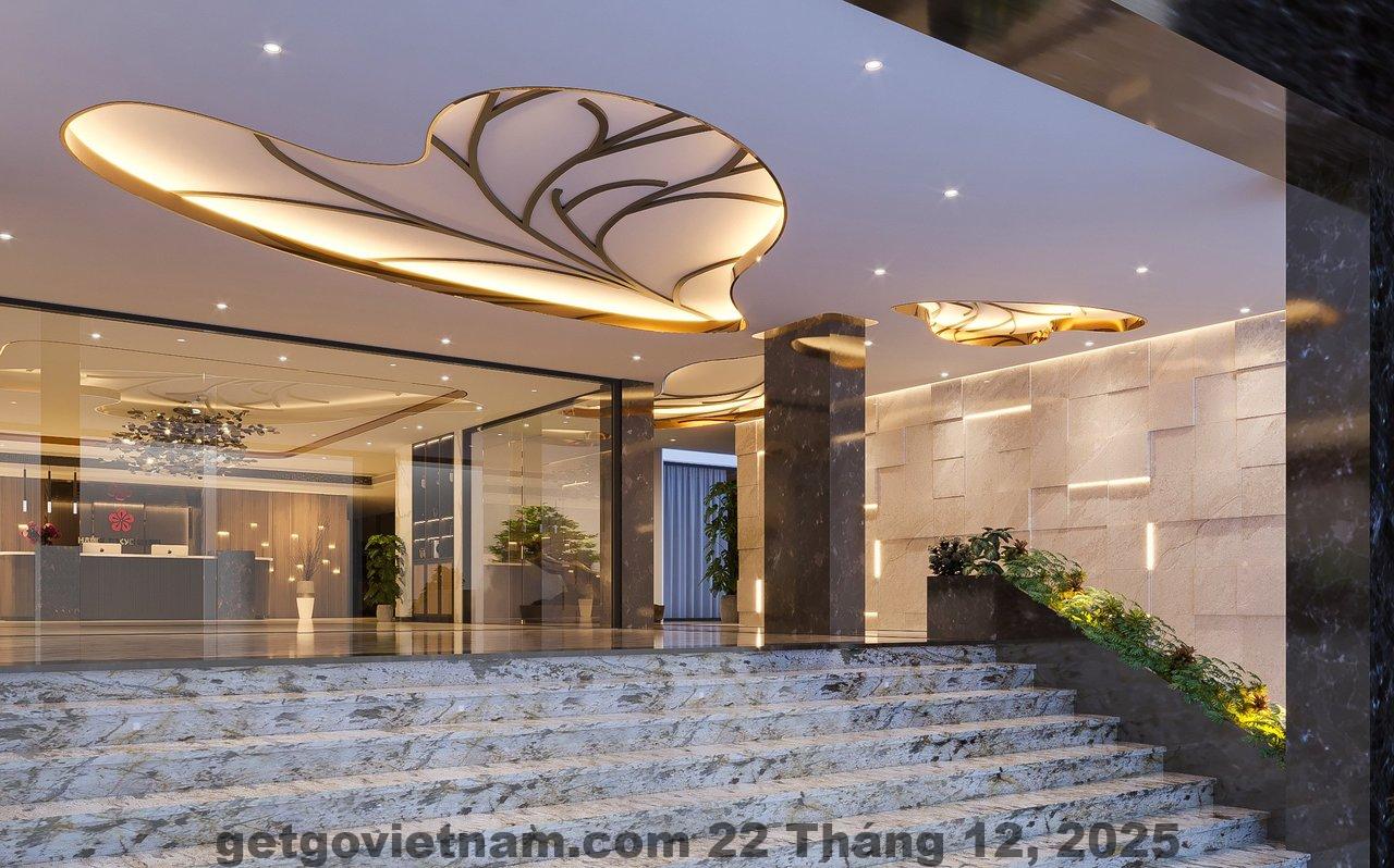 Nội thất phòng khách sạn Hanoi Tokyo Hotel sạch sẽ và hiện đại