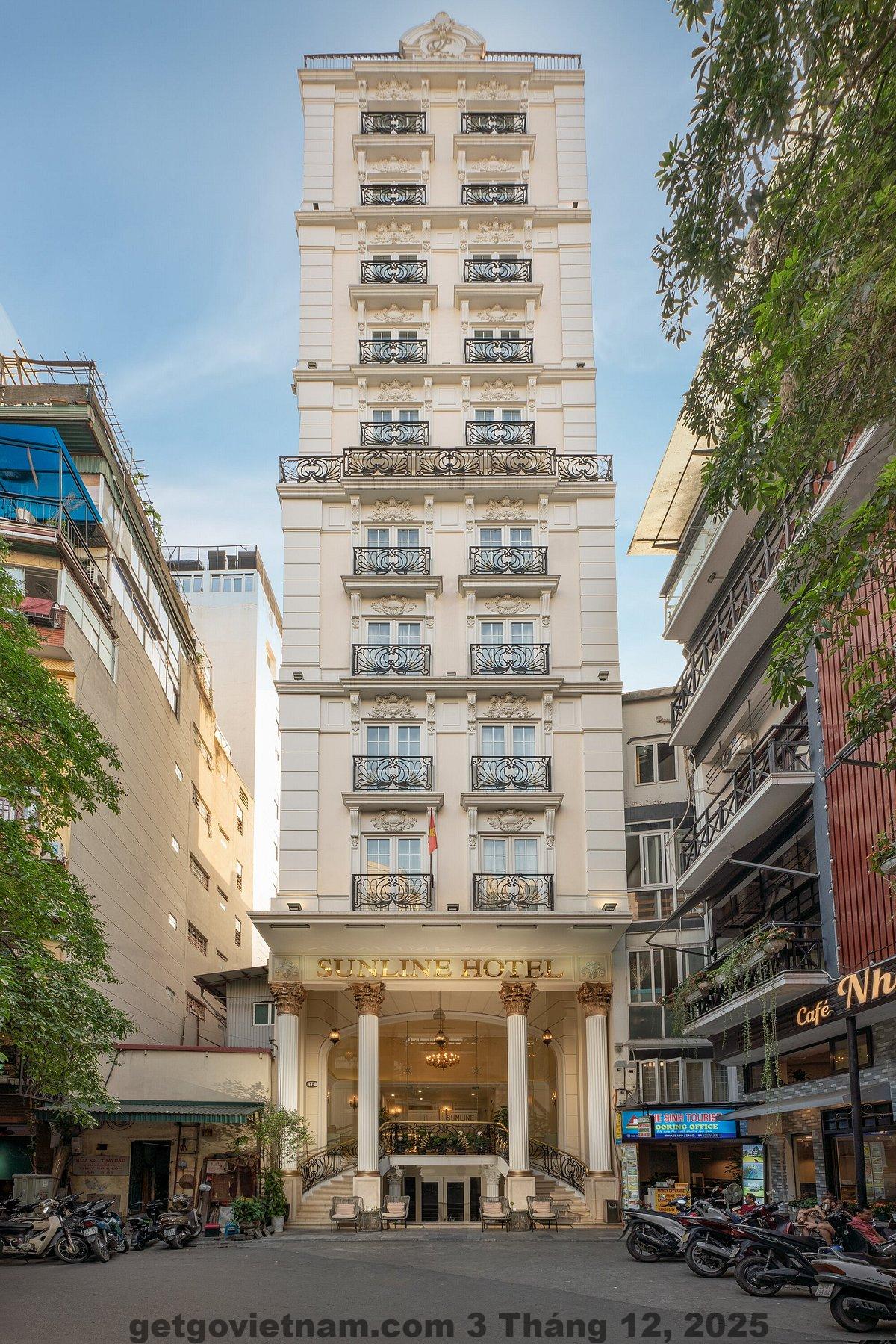Mặt tiền Sunline Central Hotel Hà Nội