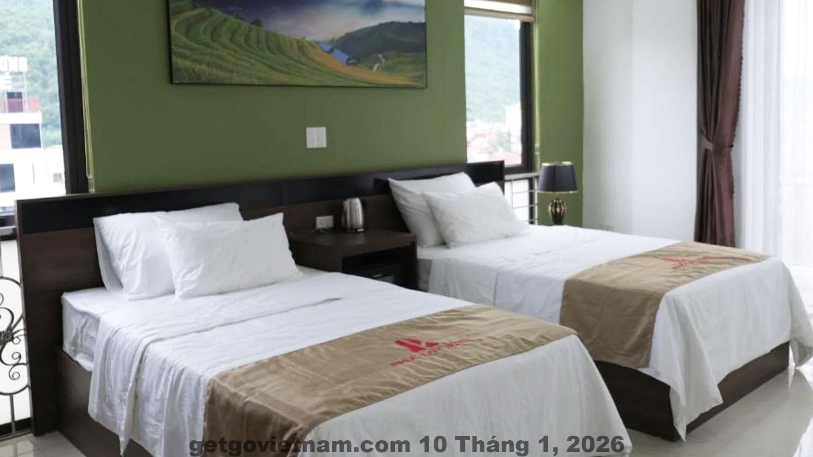 Phòng tại Khách sạn Phúc Lâm, nội thất đơn giản, tinh tế, không gian thoáng mát