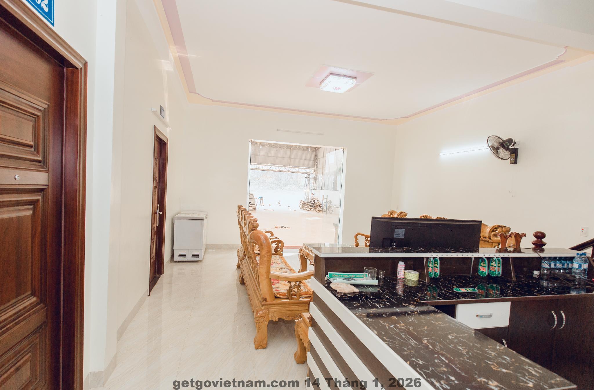 Không gian chung tại khách sạn Golden Mộc Châu Hotel với tiện ích ở mức cơ bản