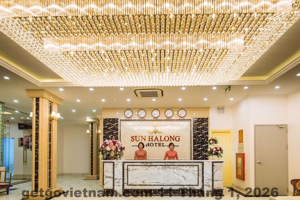 Phòng ngủ Indotel Halong Hotel thiết kế hiện đại