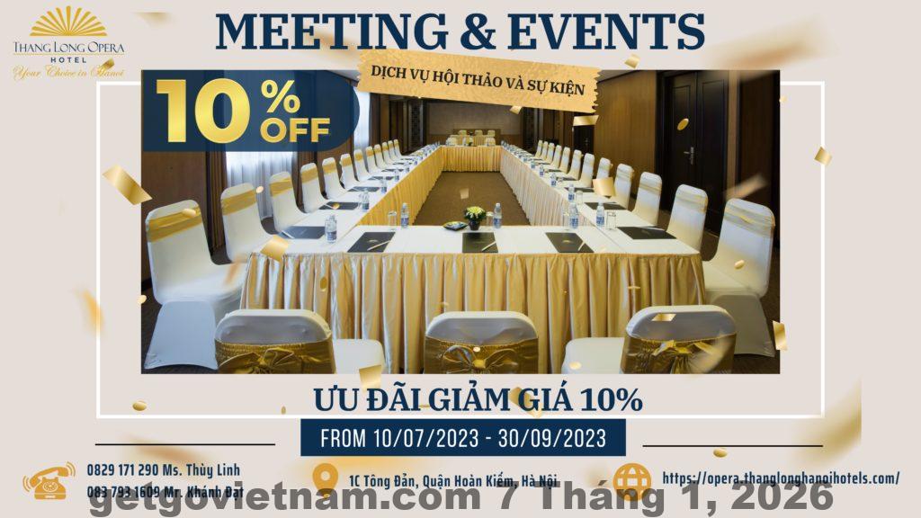 Giá phòng Thang Long Opera Hotel Hà Nội dao động theo mùa