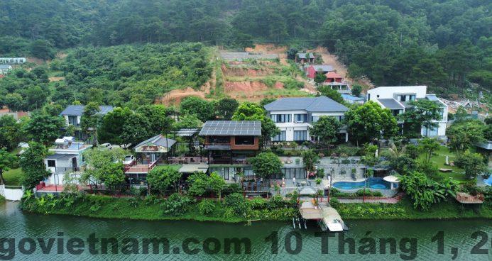 Không gian sinh hoạt chung phù hợp nhóm đông tại Tekapo Villa