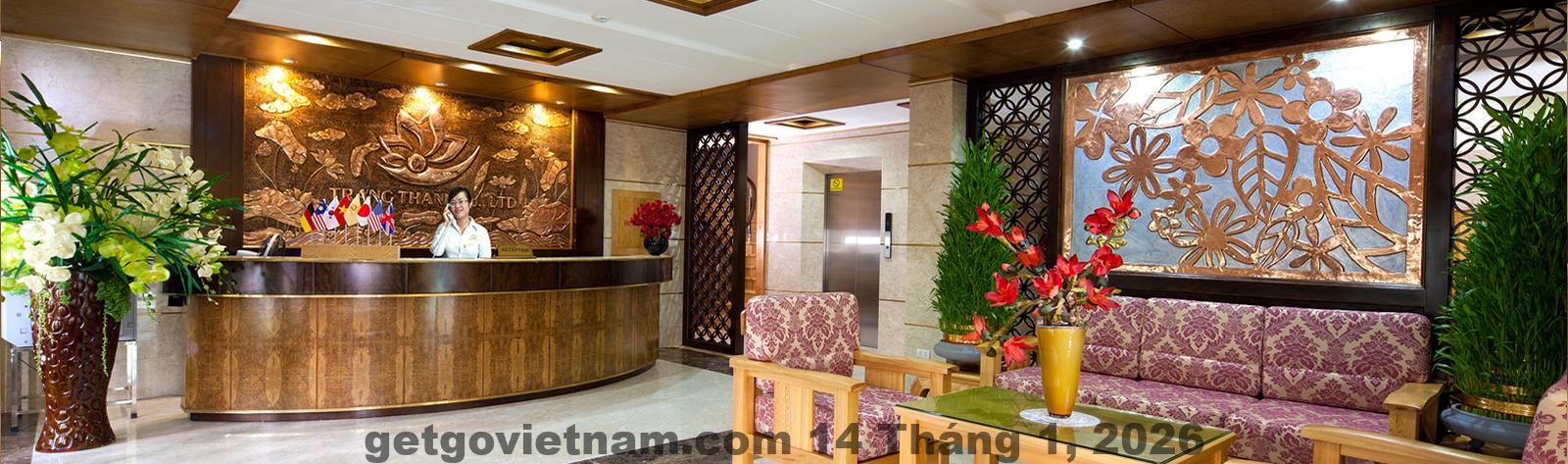 Mặt tiền Trang Thanh Serviced Apartment & Hotel trên đường Trần Phú, quận Ngô Quyền, Hải Phòng