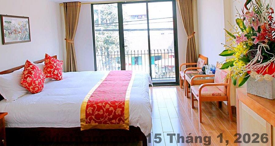 Không gian phòng Moon Hotel Từ Sơn phản ánh mức giá rẻ, tập trung công năng
