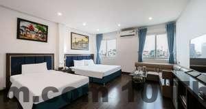 Tonkin782 Homestay Hà Nội Review 2026: Có Đáng Ở Không? 3 Không gian phòng ngủ Tonkin782 Homestay thiết kế tối giản, tông màu sáng