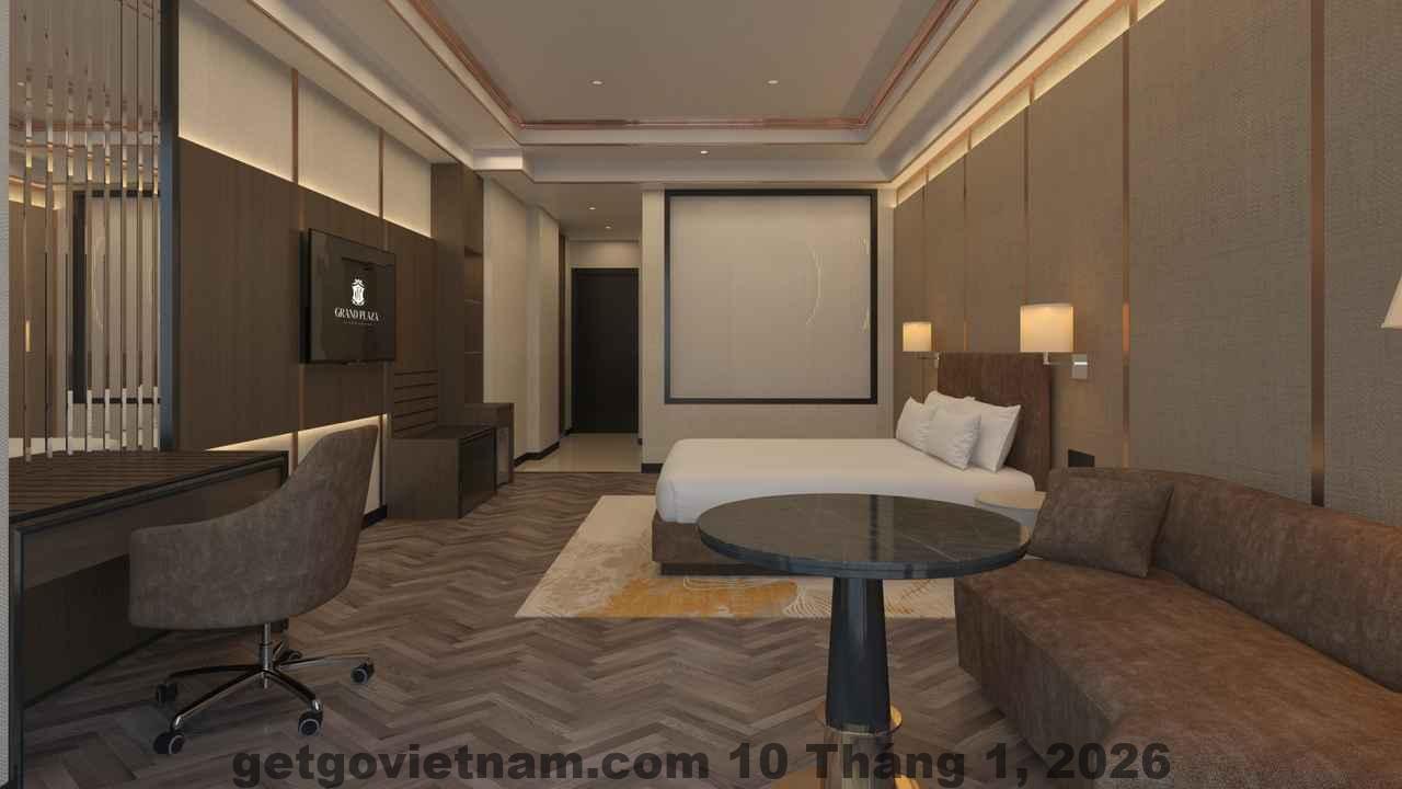 Không gian phòng cao cấp tại Grand Plaza Hotel Hanoi