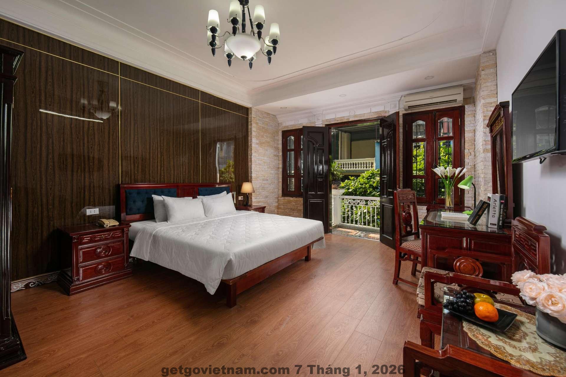 Không gian phòng Singita Classy Boutique Hotel – mức giá trung bình trong phân khúc boutique tại Phố cổ Hà Nội