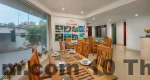 Khu vực ăn sáng Anova 2 Hotel với thực đơn đơn giản, phục vụ nhanh