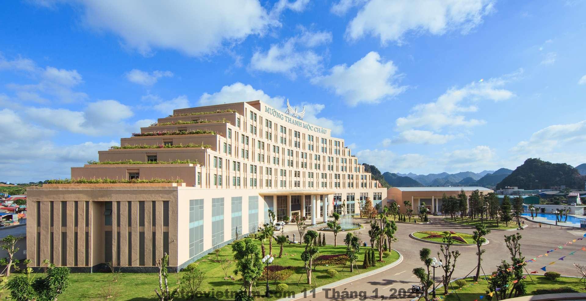 Phòng tiêu chuẩn tại Khánh An Hotel tương xứng với mức giá bình dân tại Mộc Châu