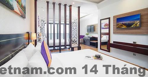 Khu vực buffet sáng tại Alani Sea View Hotel Đà Nẵng