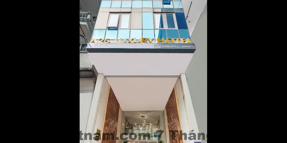 Hành lang A25 Hotel 12 Liên Trì phản ánh mô hình khách sạn công tác