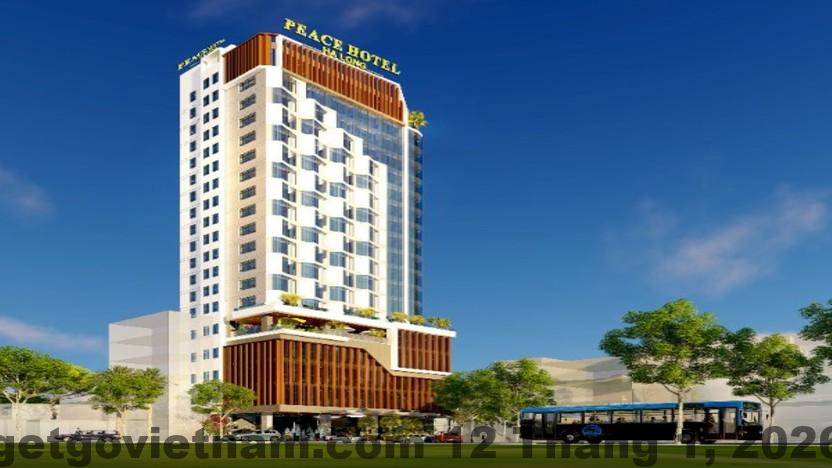 Phòng nghỉ tiêu chuẩn tại Van Hai Halong Hotel với nội thất cơ bản, phù hợp lưu trú ngắn ngày