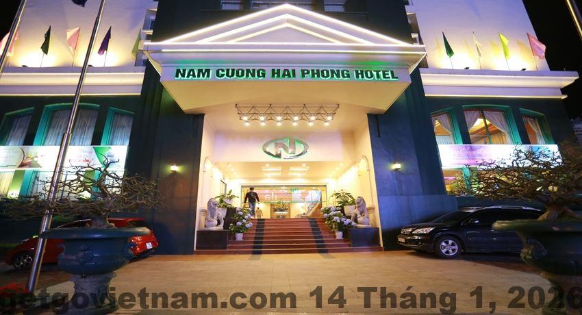 Tổng thể khuôn viên khách sạn Nam Phong Hải Phòng với quy mô nhỏ