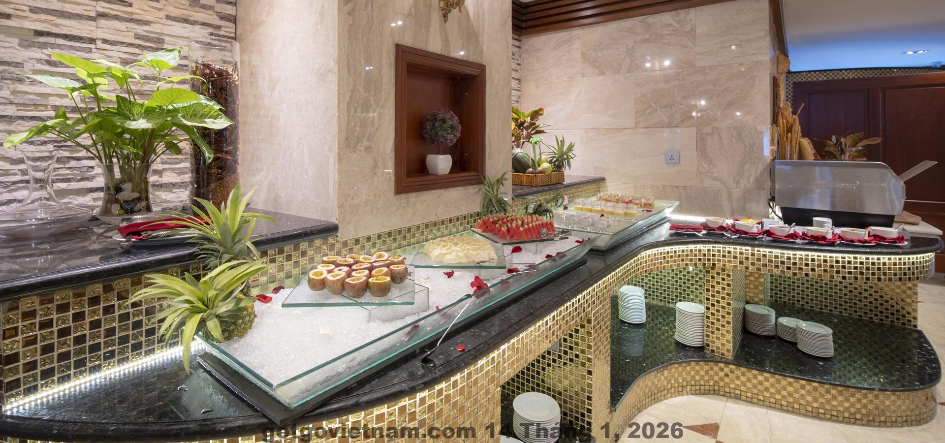 Phòng nghỉ tại Samdi với không gian hiện đại và đầy đủ tiện nghi.