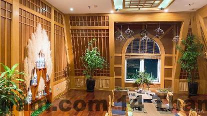 Khu vực nhà hàng buffet sáng tại Haiphong Tower Hotel & Apartment