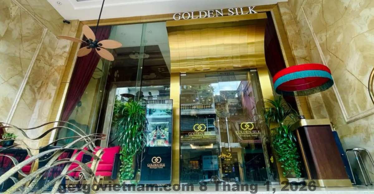 Sảnh khách sạn Golden Silk
