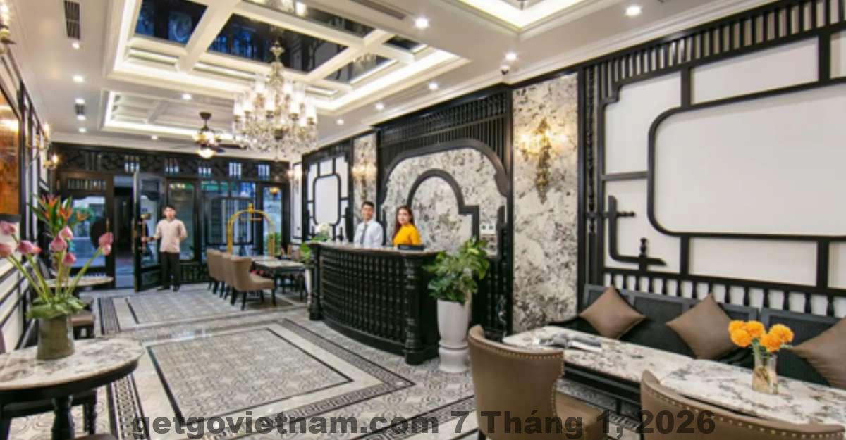 Sảnh lễ tân Amira Hotel Hanoi