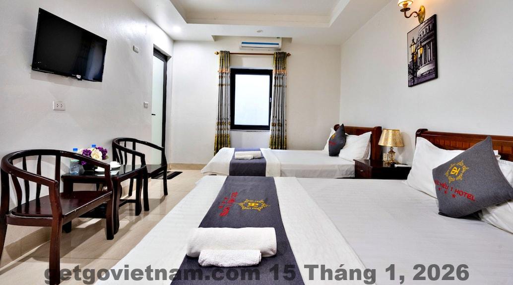 Không gian phòng gọn gàng, phù hợp lưu trú ngắn ngày