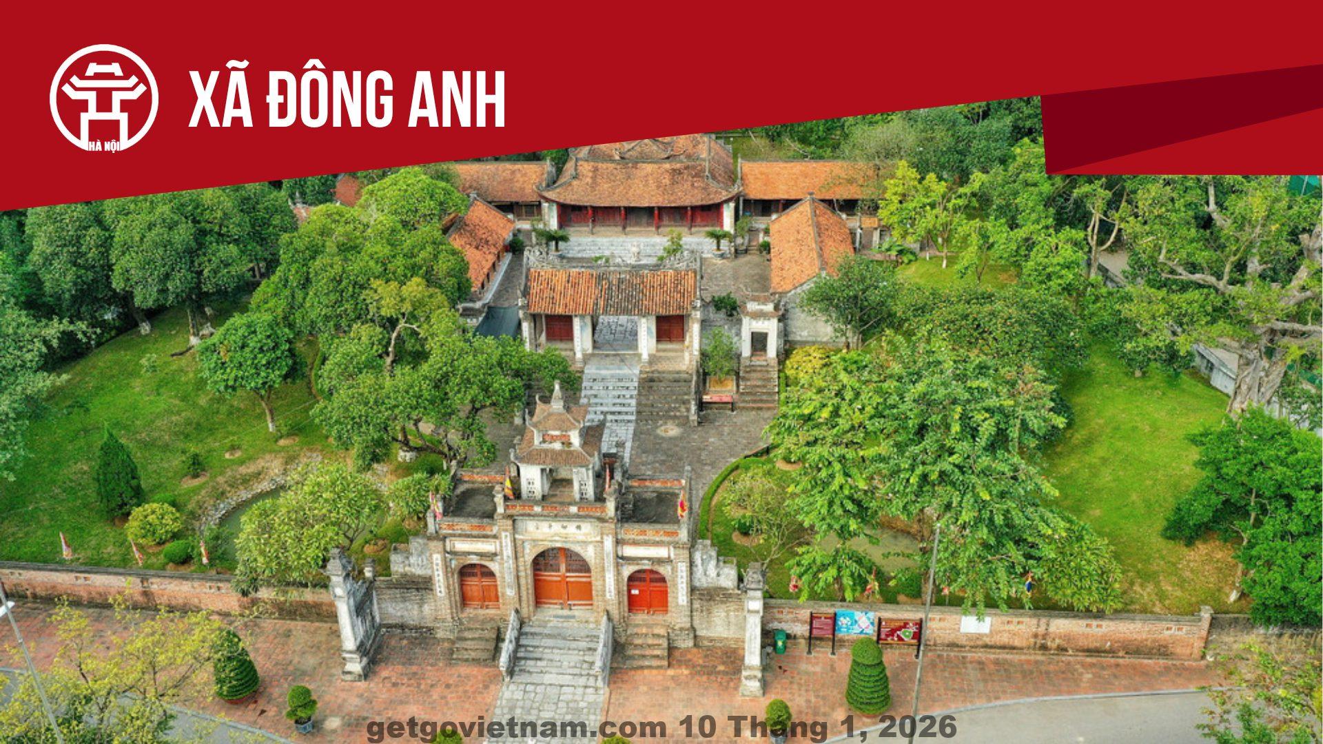 Khu vực Đông Anh Hà Nội với đặc trưng không gian ngoại thành, đường rộng và dân cư đông