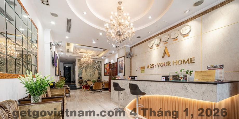 Sảnh khách sạn A25 Phan Đình Phùng