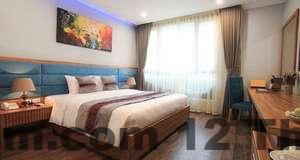 Khu vực ăn sáng tại Green Hadong Hotel với thực đơn đơn giản