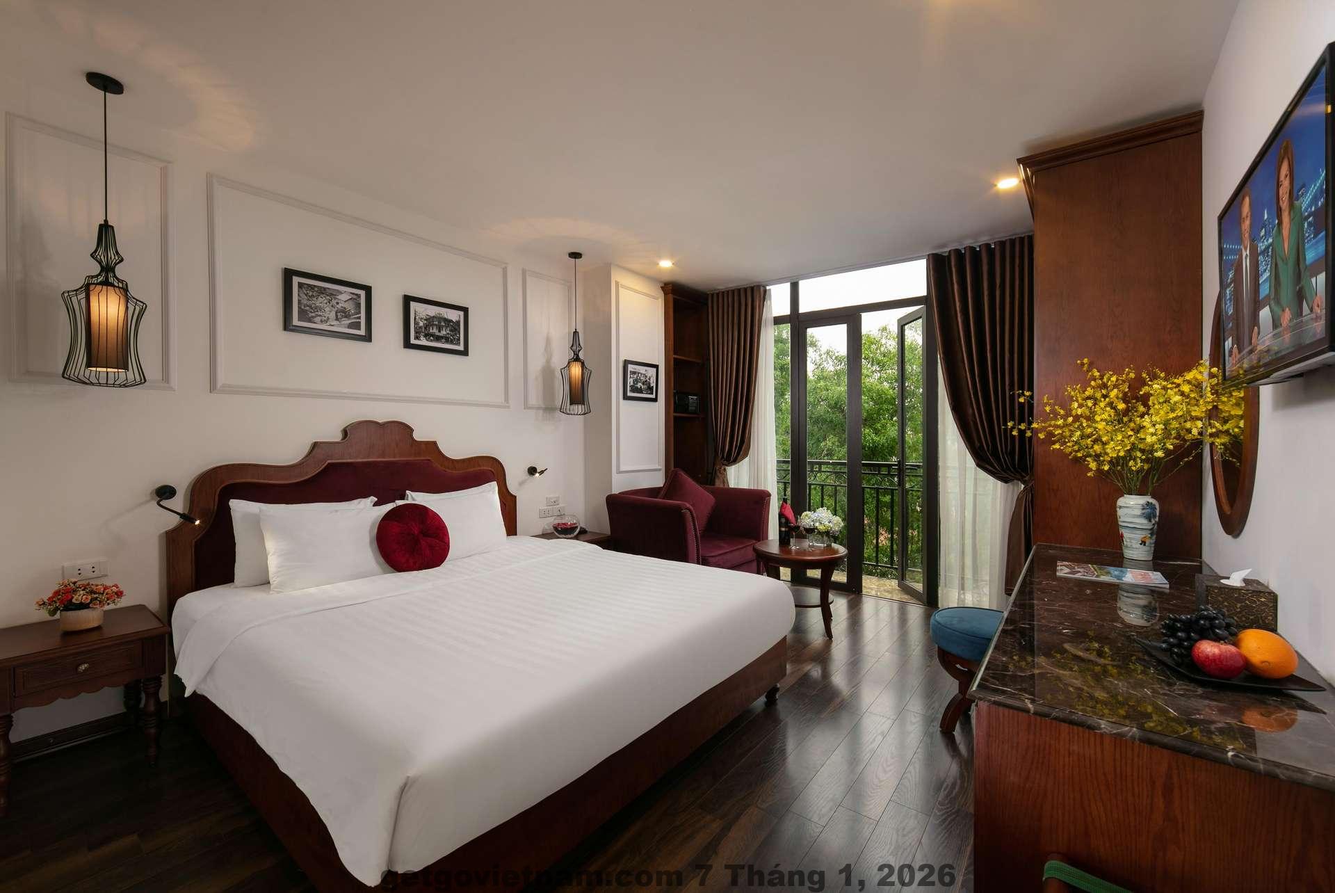 Phòng ngủ tiêu chuẩn tại Hanoi Capital Premium Hotel