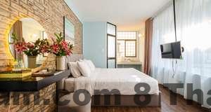 Khu vực lễ tân khách sạn Mia Sen Vong với phong cách phục vụ thân thiện và linh hoạt