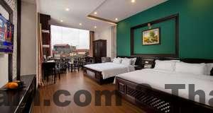 Phòng ngủ khách sạn Mia Sen Vong với nội thất cơ bản, giường đôi và không gian nhỏ gọn