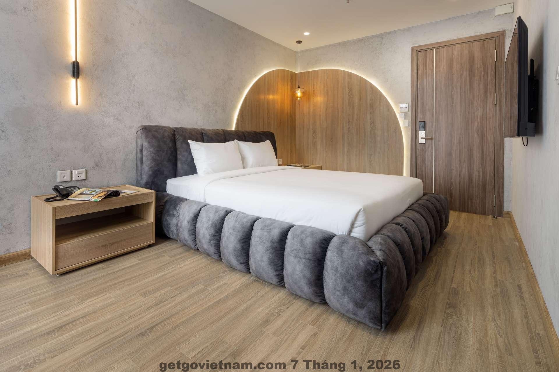 Phòng nghỉ tại Louisland Hanoi Hotel